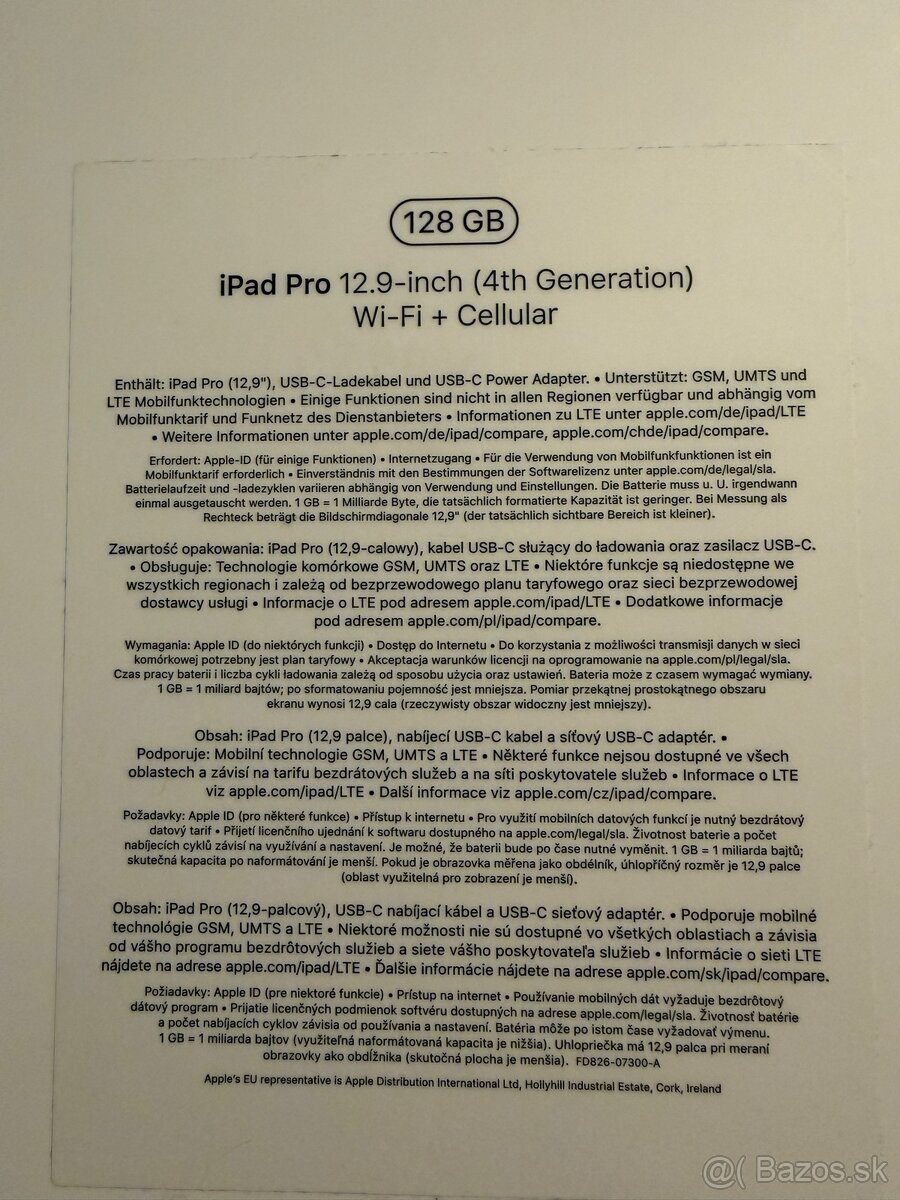 iPad Pro 12.9 inch (4generacia) 128gb Cellular - 8