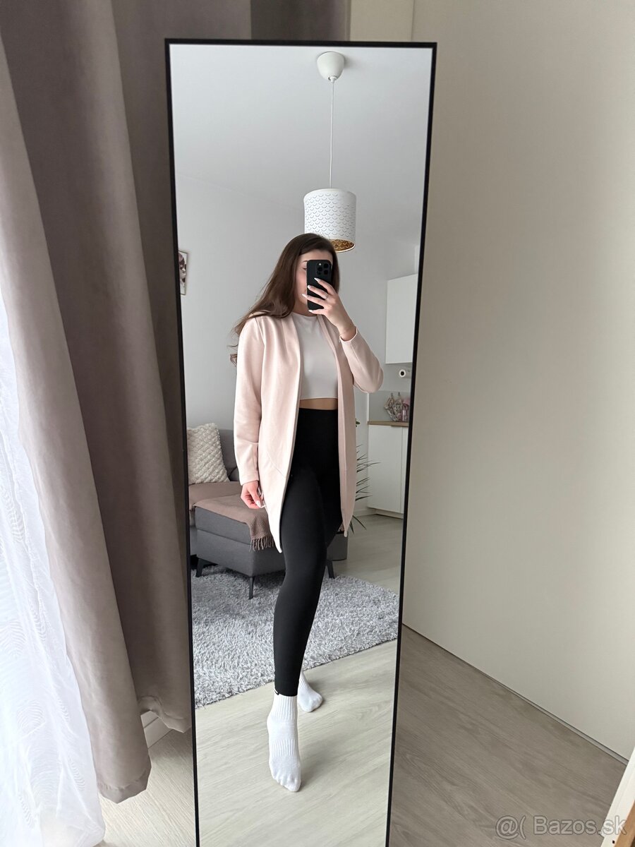 Bledoružový kardigán - 8