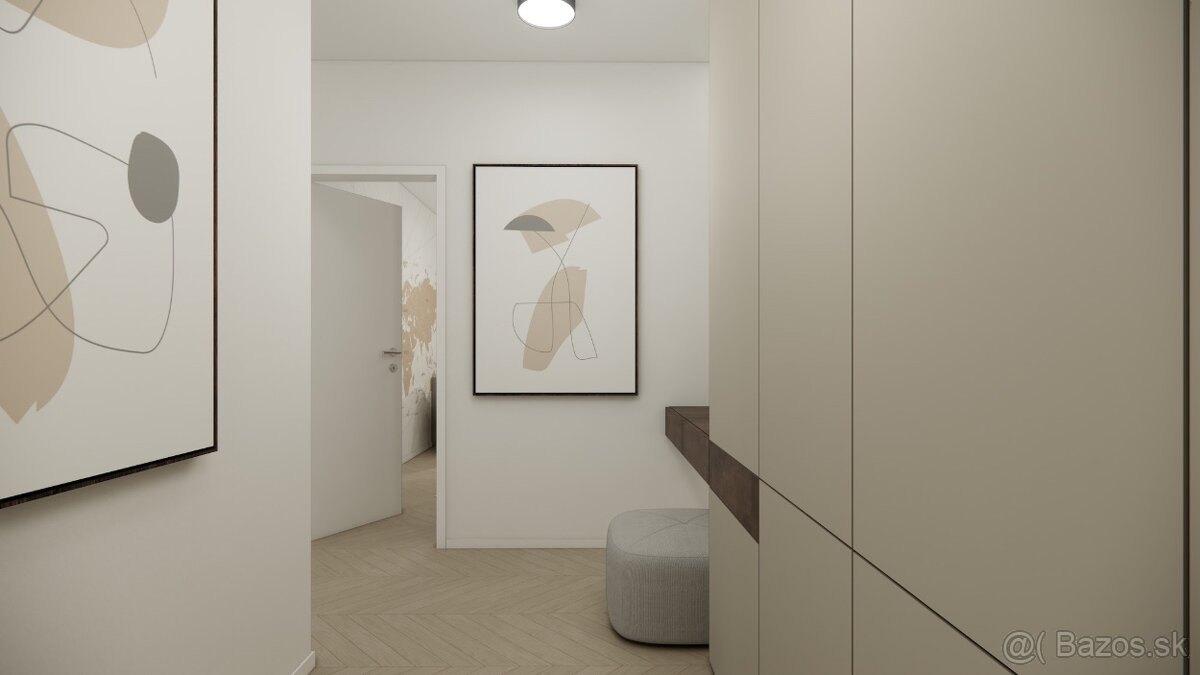 Elegantný 3-izbový byt 70,73m² s terasou alebo loggiou-ILAVA - 8
