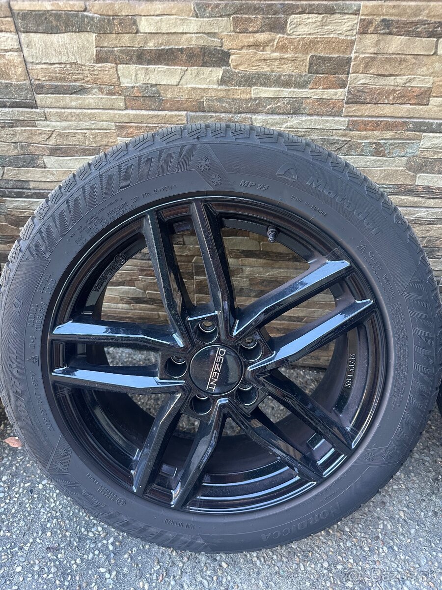 Zimná sada pneumatík s diskami DEZENT – stav ako nové - 8