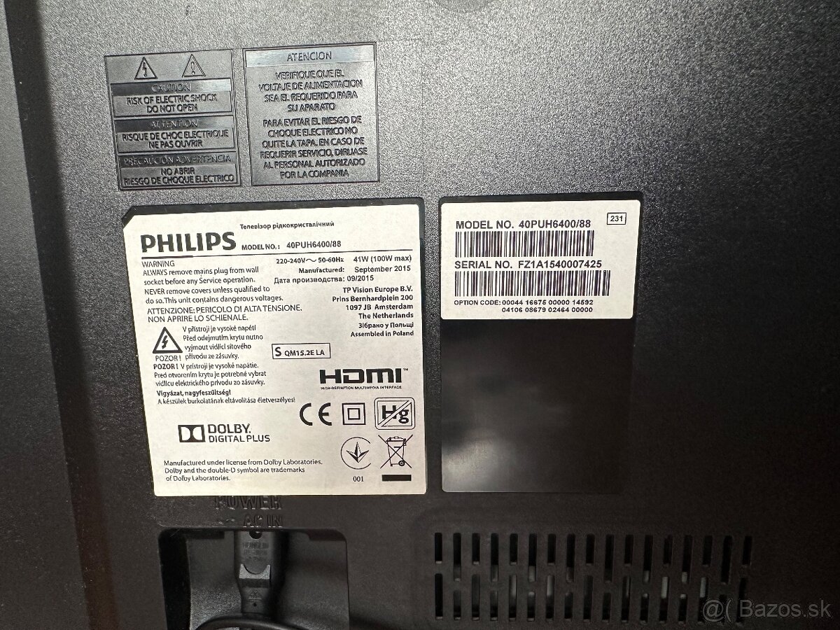 102cm 4K Android TV Philips 40PUH6400/88 - 8