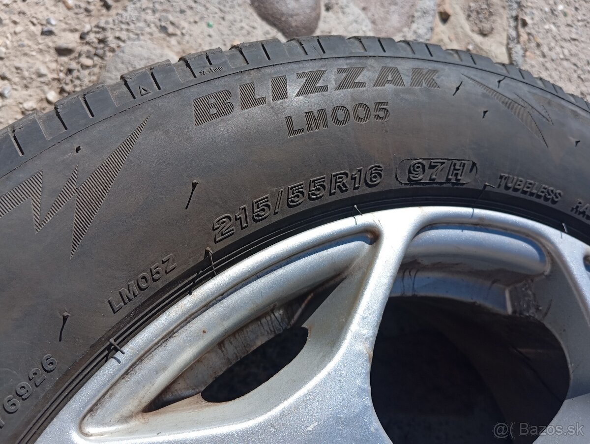 215/55R16 zimné pneu - 8