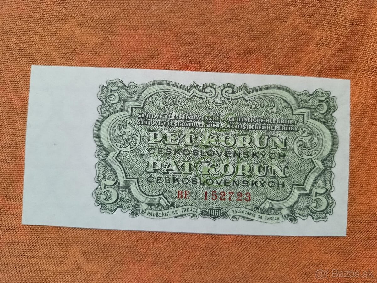 Bankovky ČSR - 6 - 8