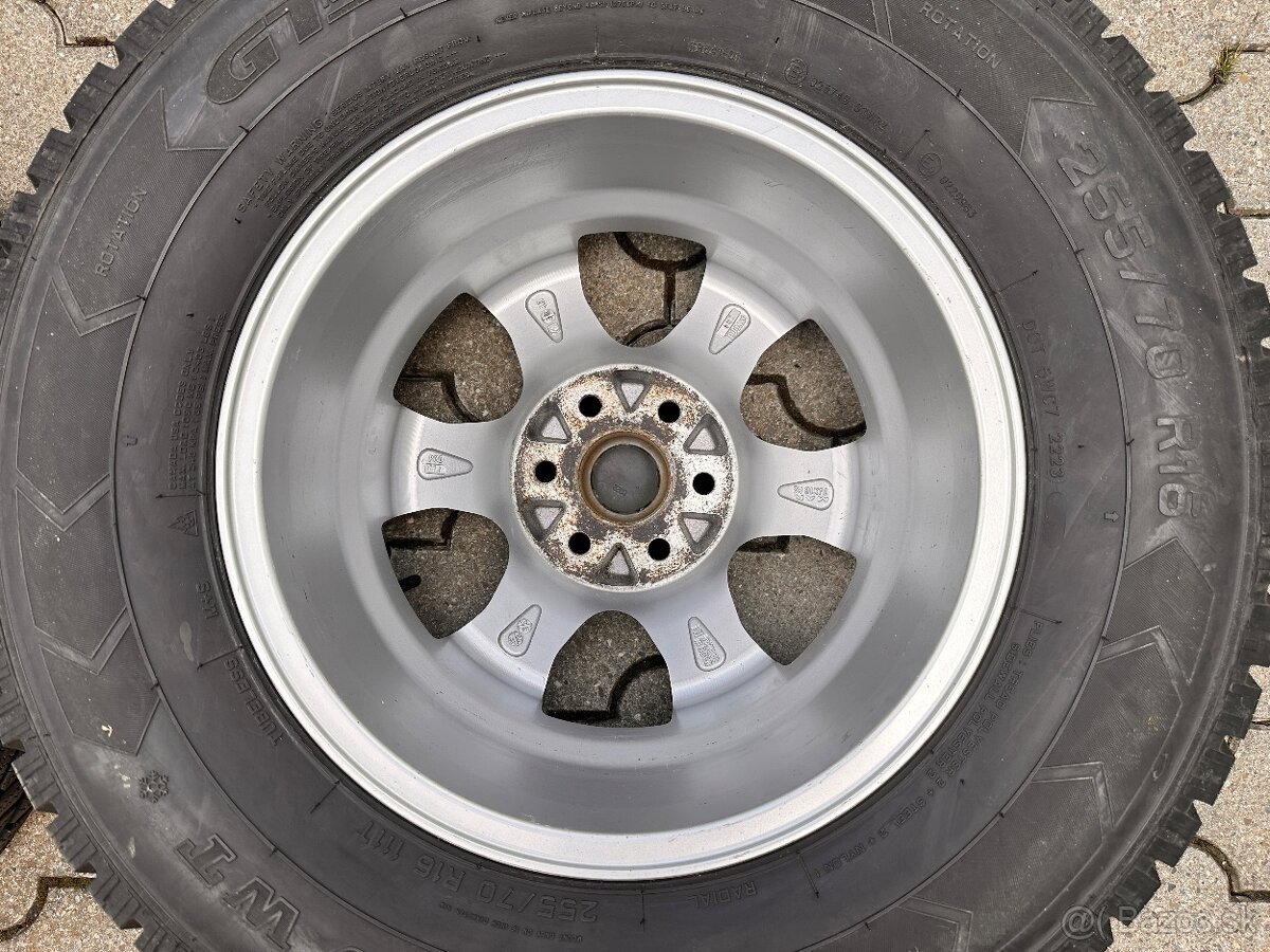 Zimná sada kolies, disky Mak king 6, 6x114,3 R16 - 8