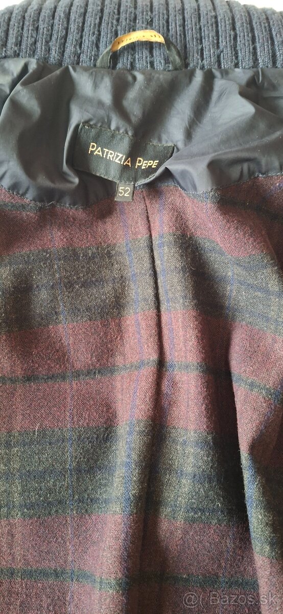 Luxusná páperová pánska bunda Patrizia Pepe, veľkosť 52 - 8