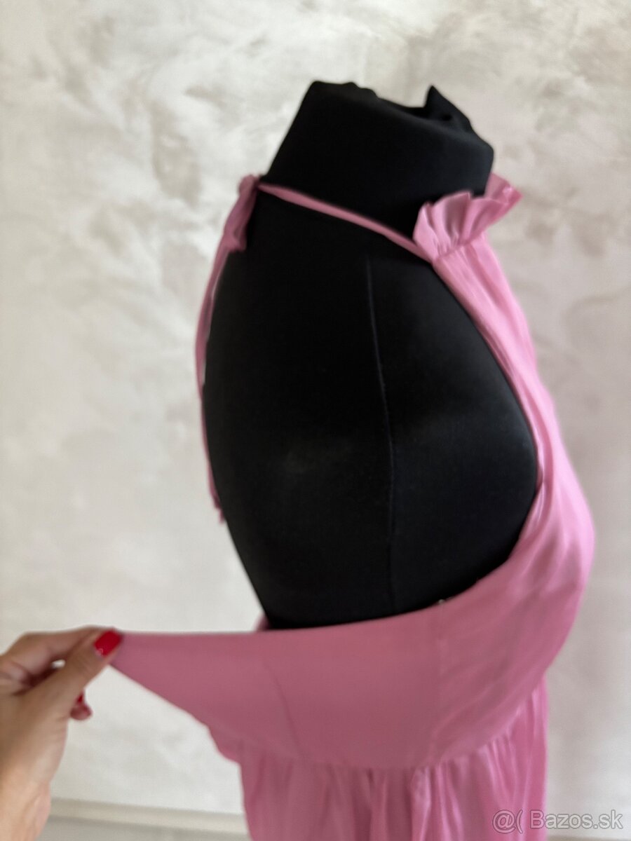 Spoločenské hodvábne šaty - 8