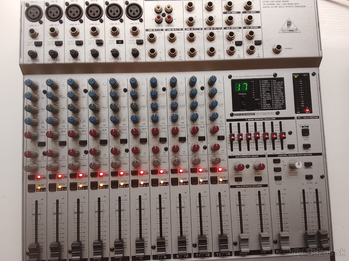 Mix pult Behringer Eurorack MX1804X - 8