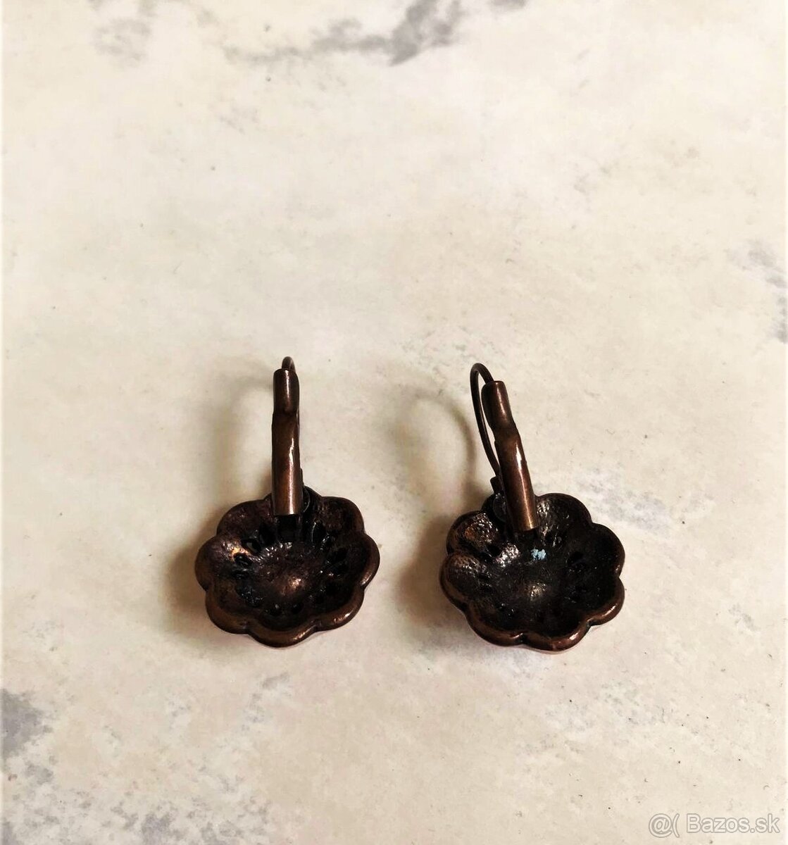 Starožitné viktoriánske náušnice - 8