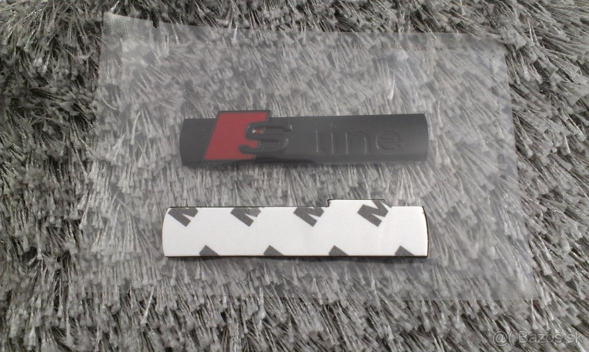 MIX AUDI SLINE PREDNE ZADNE CIERNE STRIEBORNE - 8