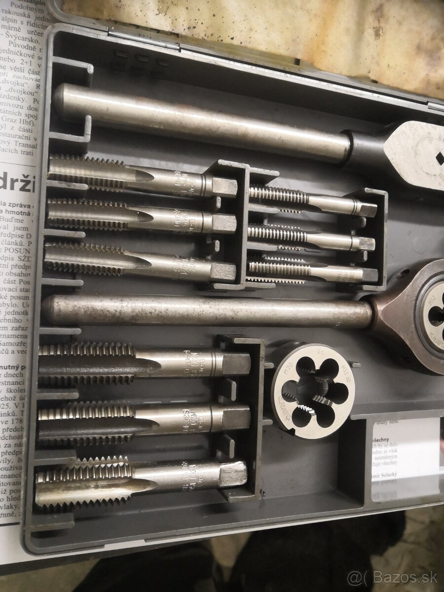 P:sada závitníků narex M1 + M2 HSS - 8