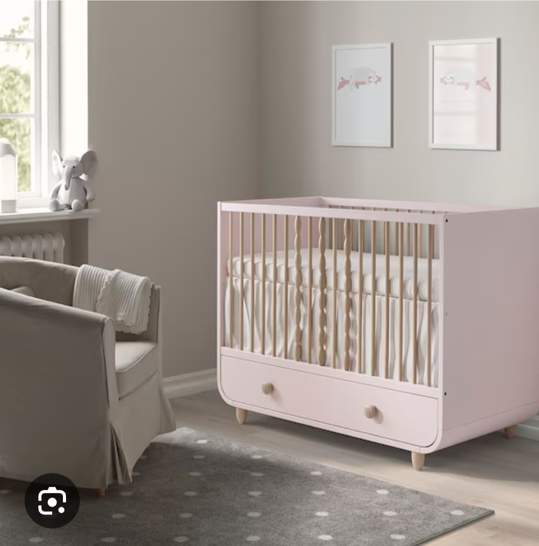 Postieľka IKEA myllra ružová - 8