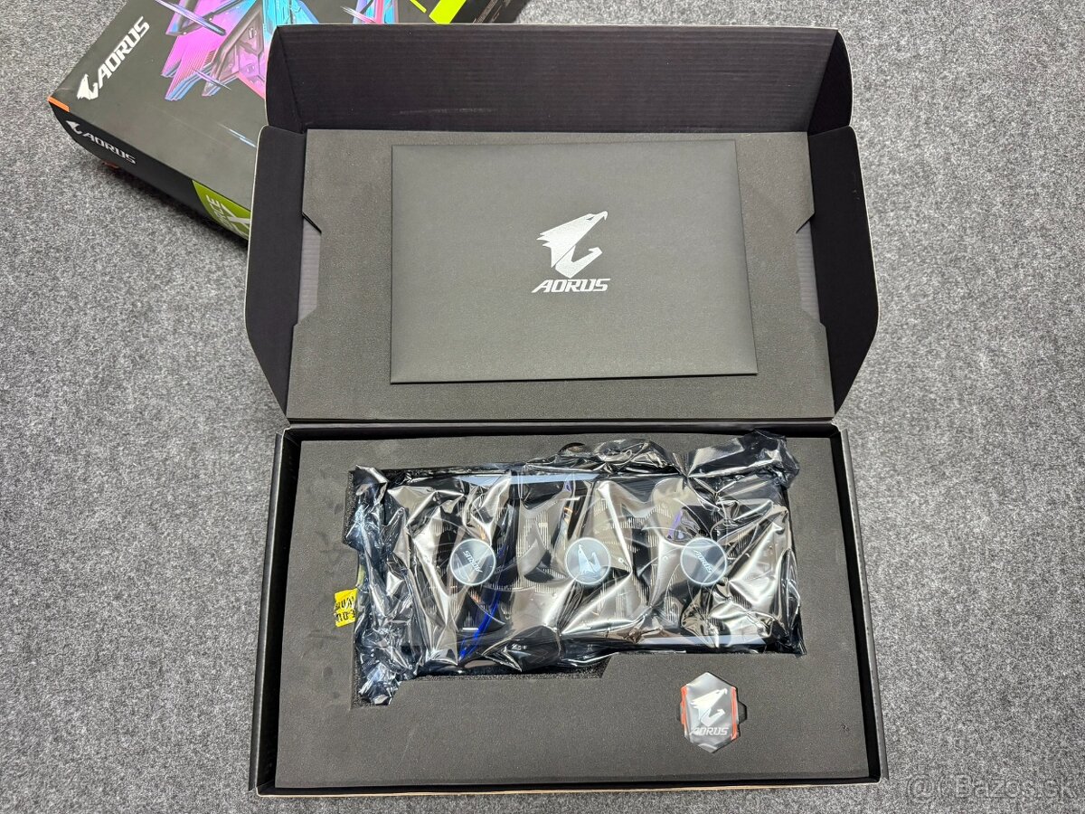 🟢 Predám GIGABYTE AORUS GeForce RTX 3070 8GB - 8