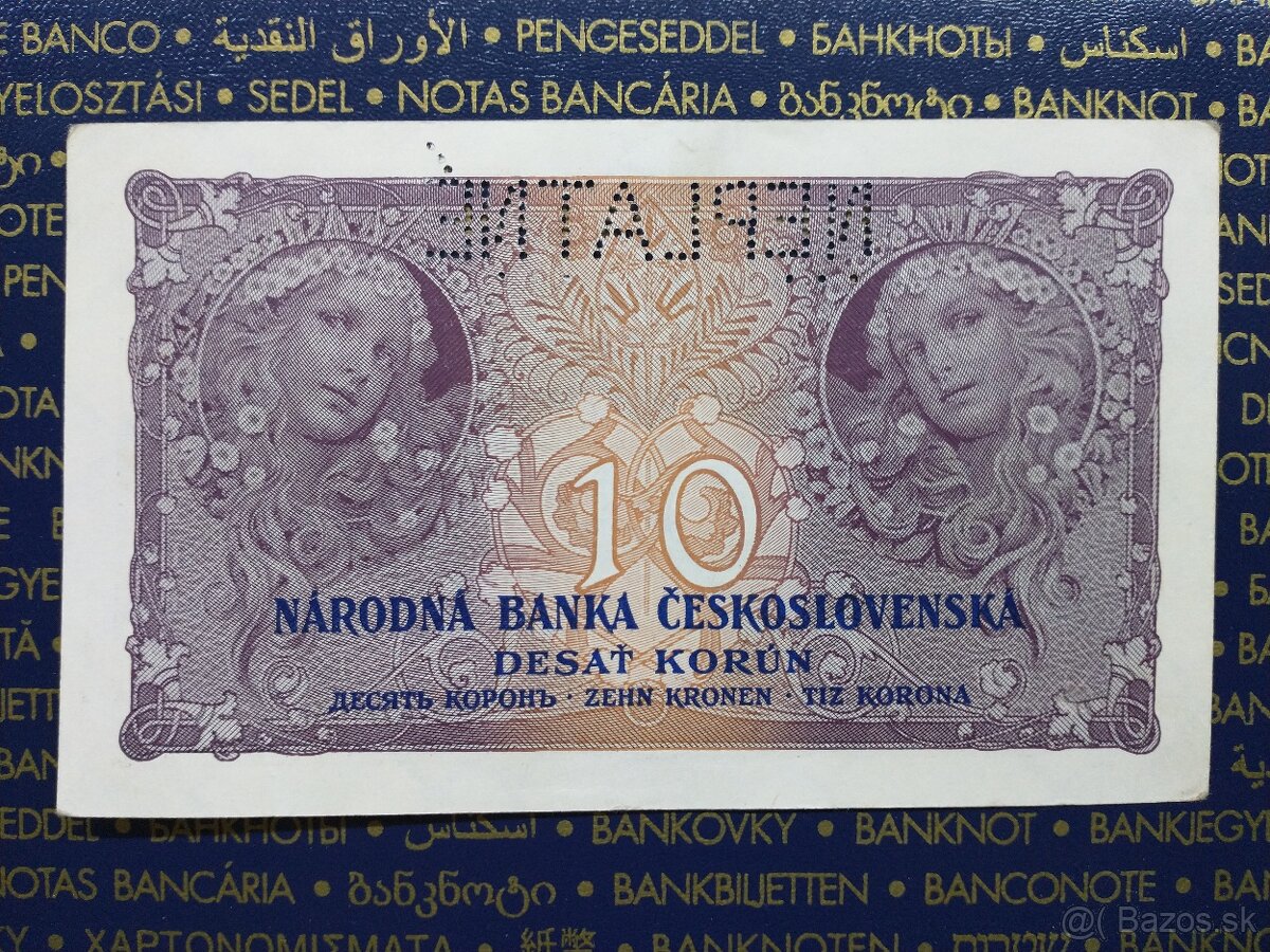 bankovky ČSR - 8