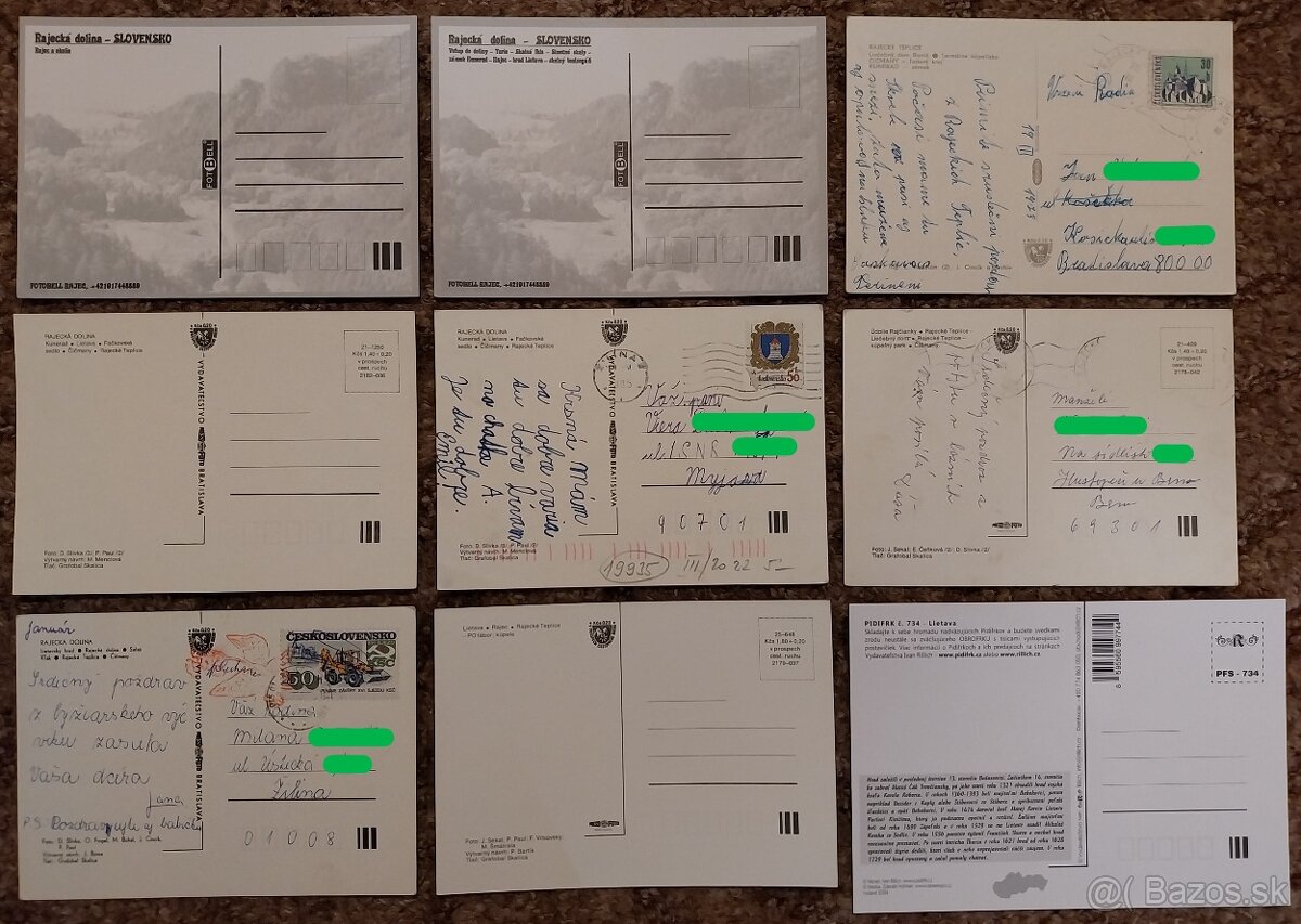 Pohľadnice - RAJECKÁ DOLINA - 8