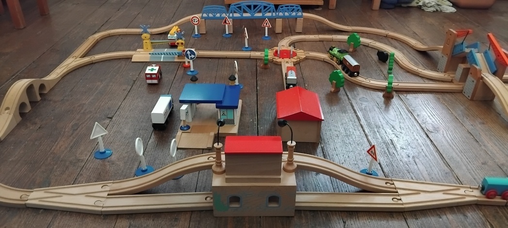 Set drevený vláčik - 8