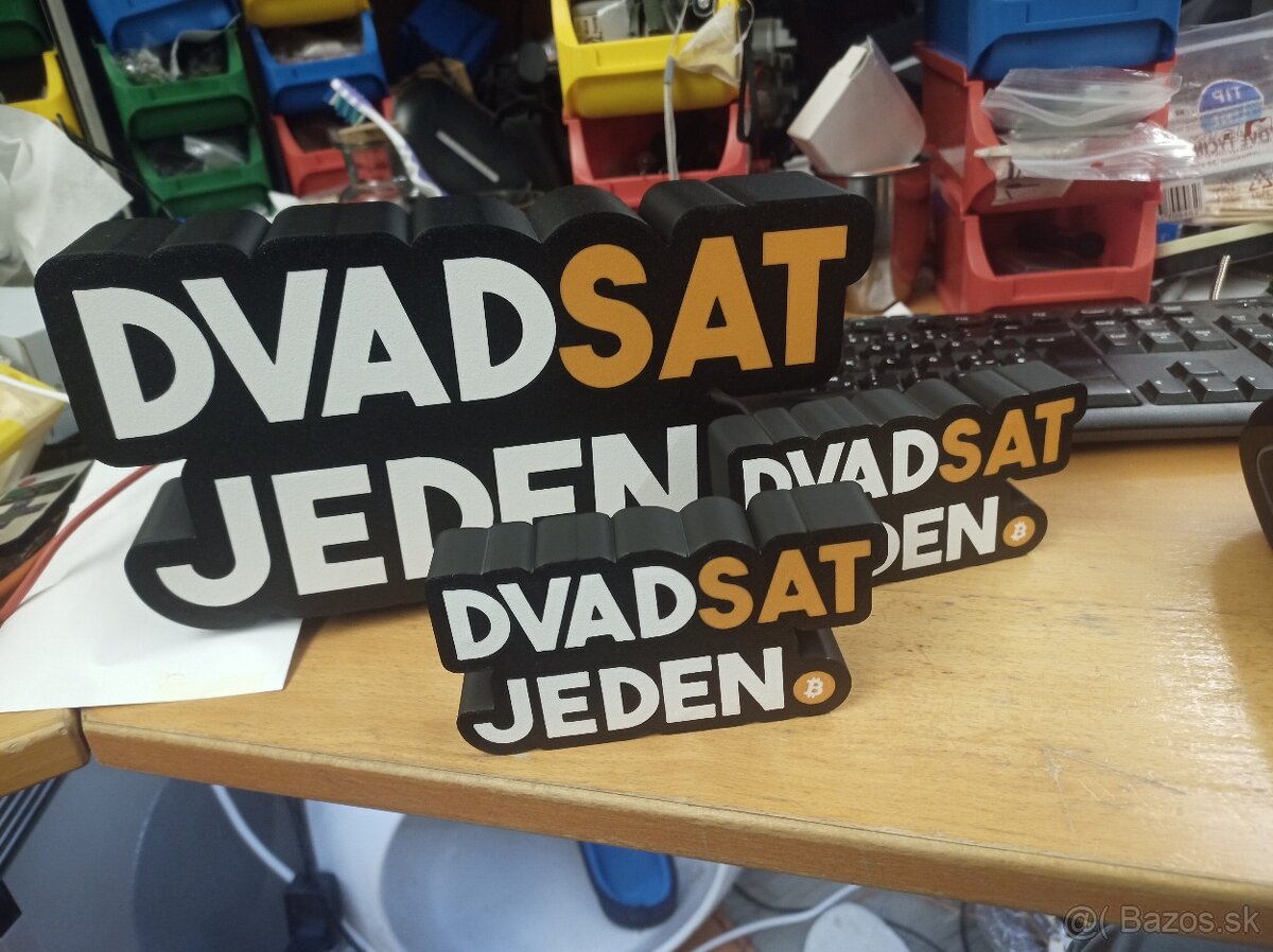 3D LED nápis namieru - 8