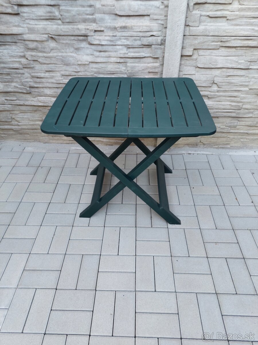 Skladací plastový záhradný nábytok - Nepoužívaný - 8