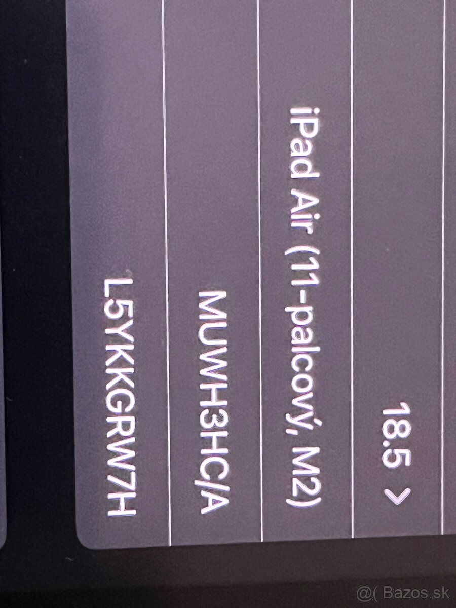 Ipad air 11, M2, 256GB, 2024 - 8