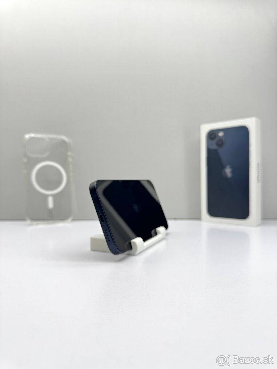 iPhone 13 128GB MIDNIGHT NOVÁ BATÉRIA 100%+PRÍSLUŠENSTVO - 8