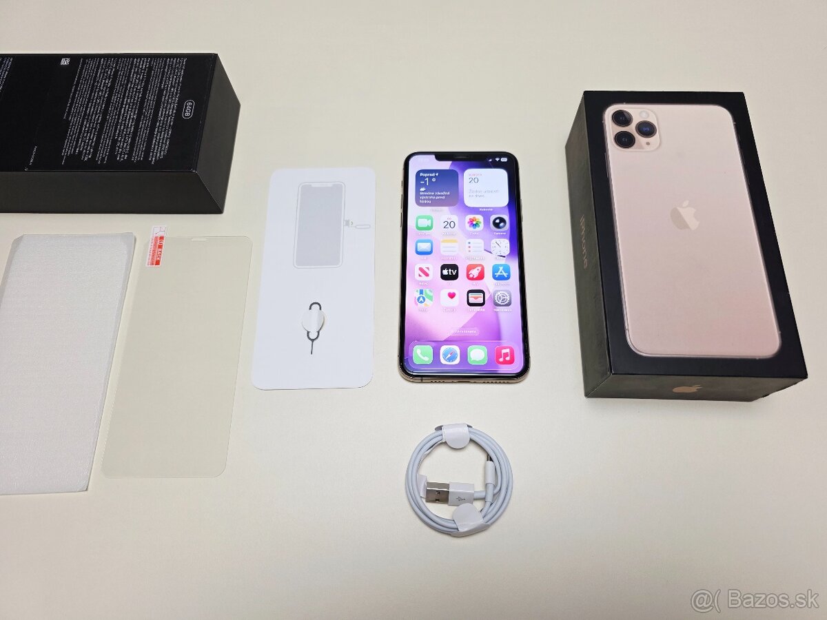 APPLE IPHONE 11 PRO MAX GOLD 64GB,ZDRAVIE BATERKY 100% - 8