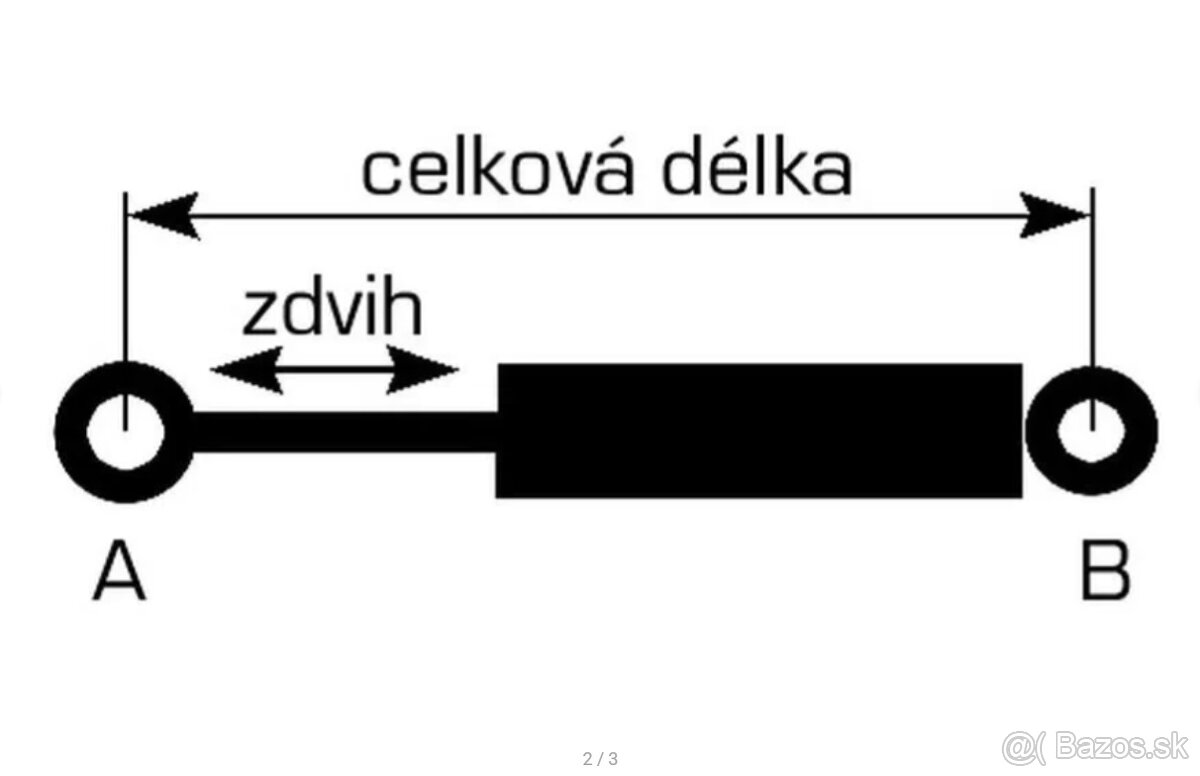 Predám tlmič vzpera kapoty kufra - 8