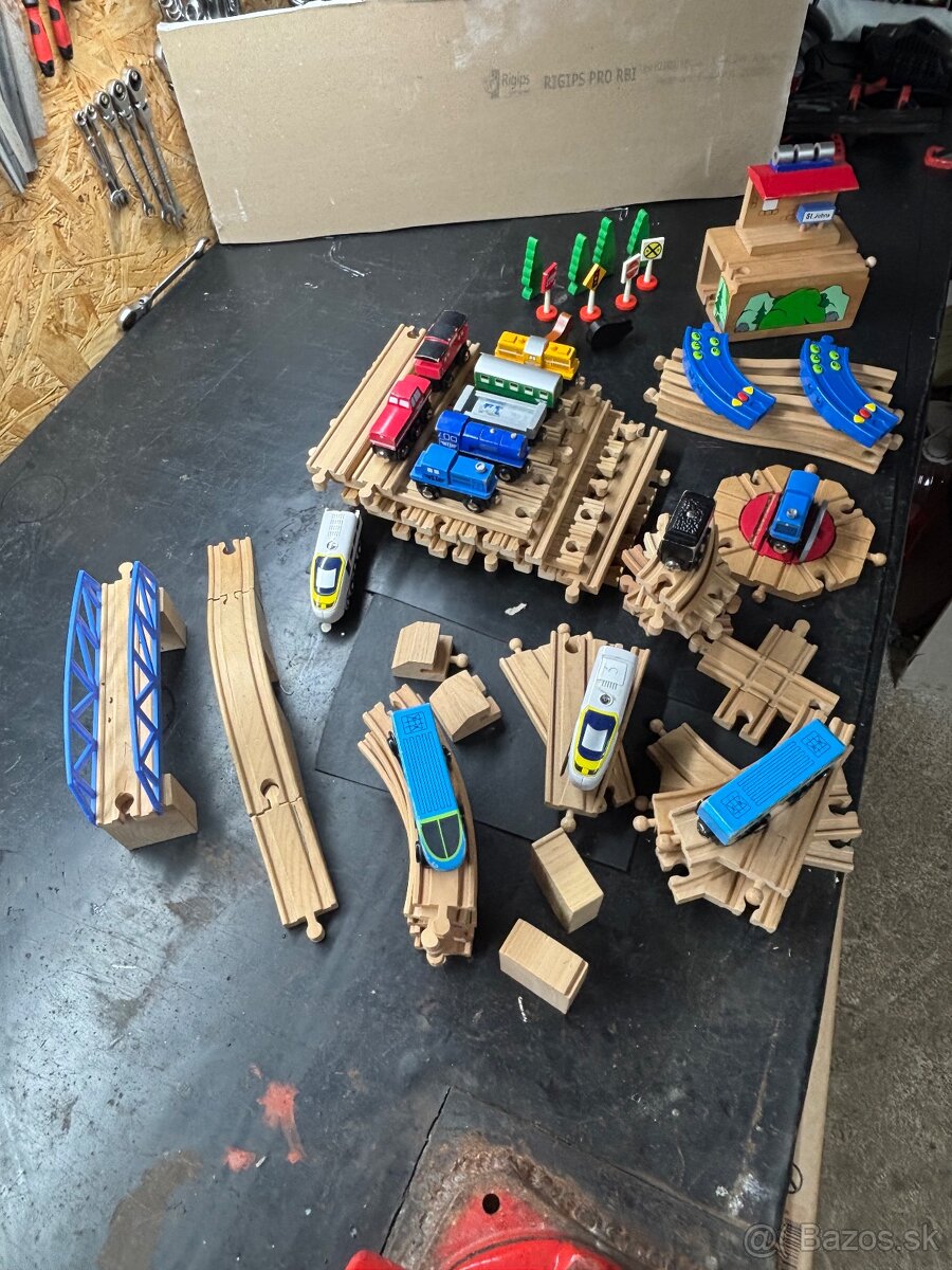 Drevený vláčik s prislusenstvom - 8