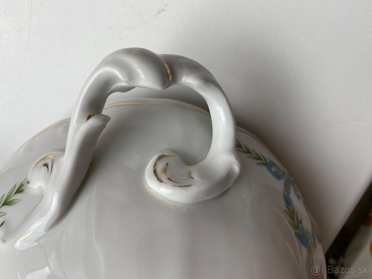 Starý porcelán – polievková misa (Carlsbad / Altrohlau, cca - 8