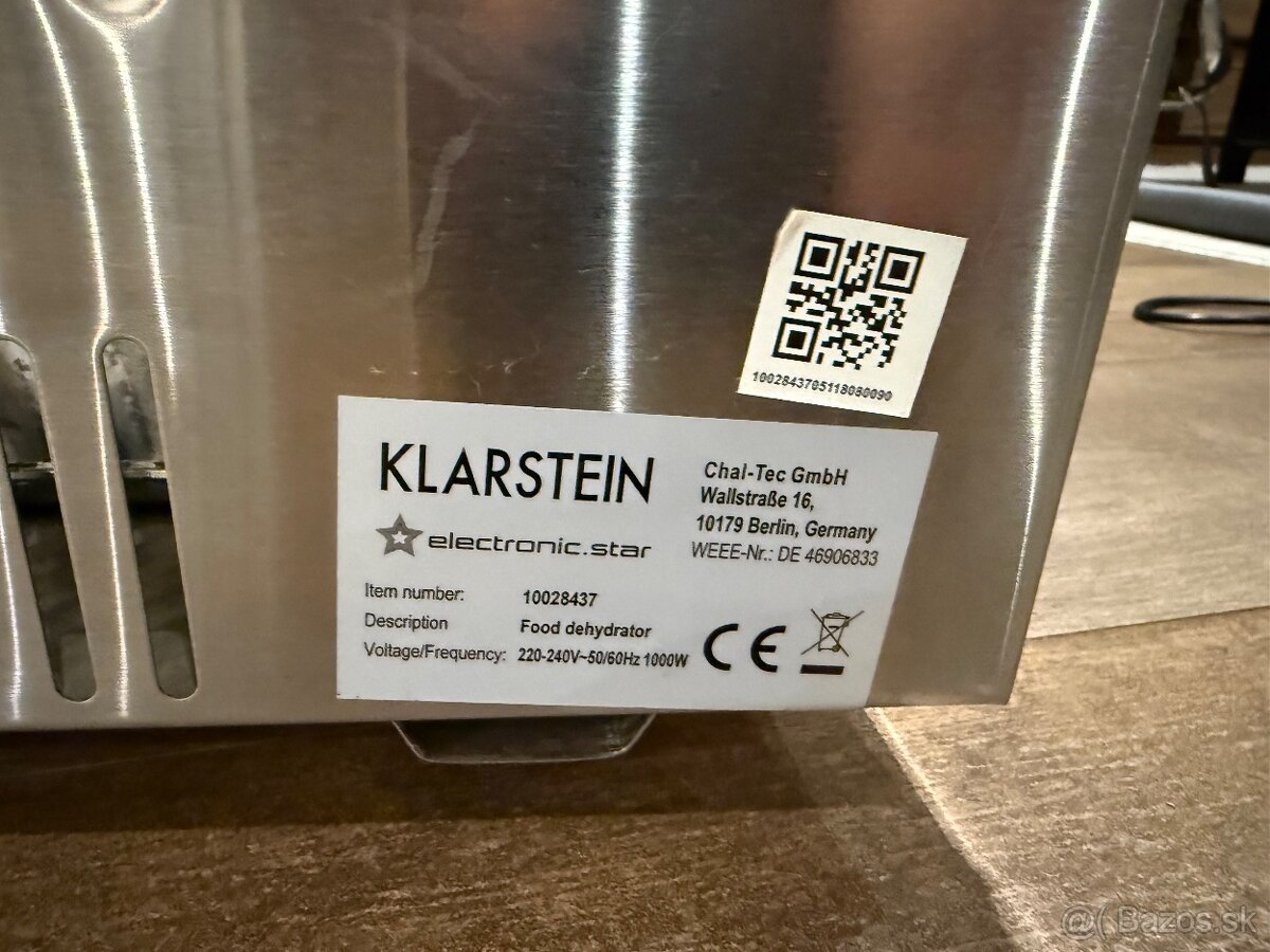 Fruit Jerky Steel 10 sušička ovocia - 8