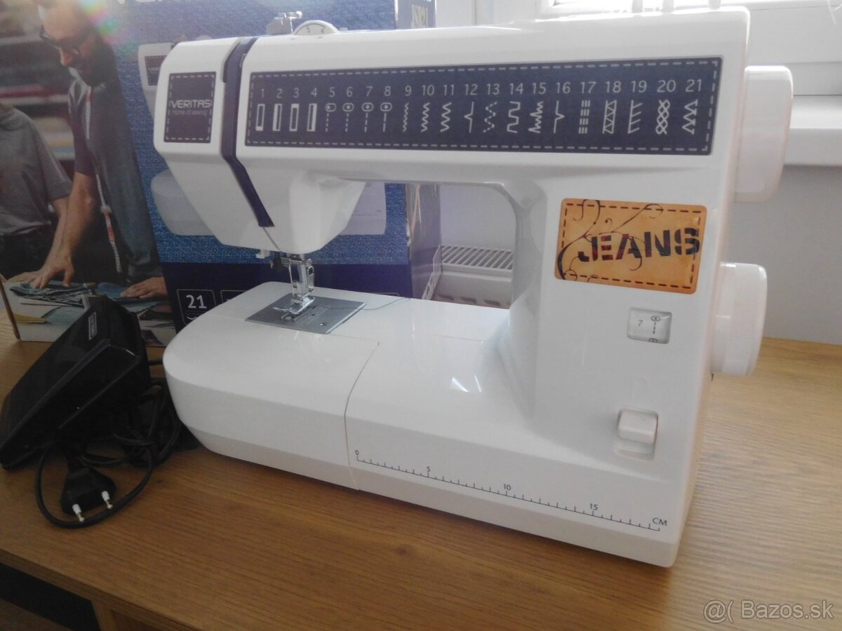 Šijací stroj VERITAS JEANS, 21 programov, - 8