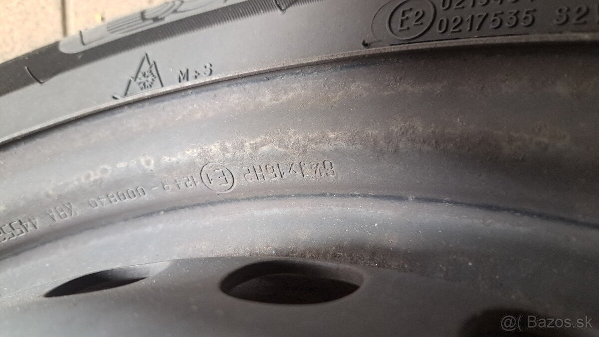 Predám zimné pneu MICHELIN ALPIN 6 215/60 R16 99H - 8