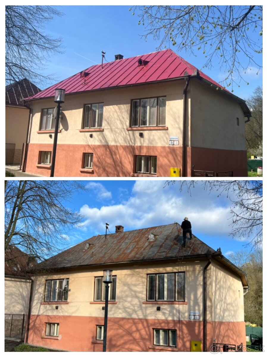 MALOVANIE STRIECH NÁTERY STRIECH ČISTENIE STRIECH - 8