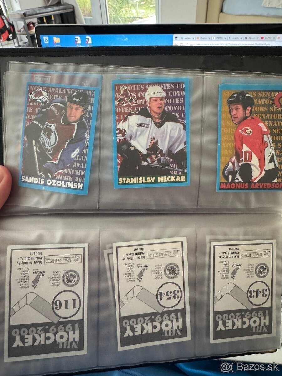 PANINI NHL HOCKEY 1999.2000 STICKERS - 8