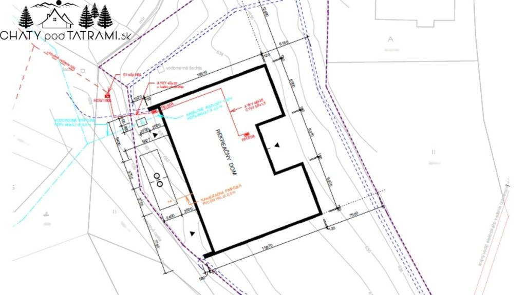 Stavebný pozemok s projektom na apartmánový dom Mýto Nízke T - 8