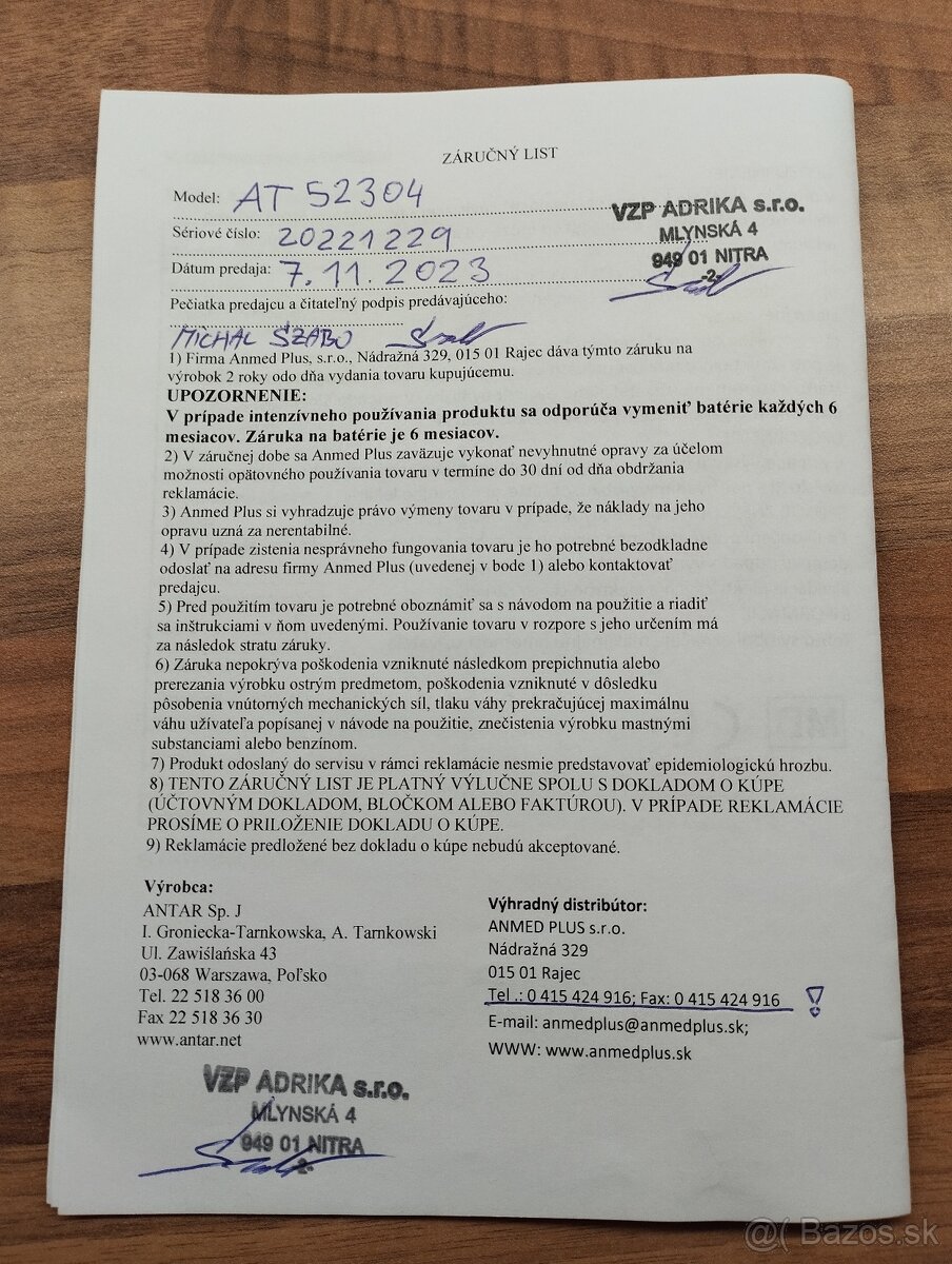 Predám elektrický invalidný vozík AT52304 - 8