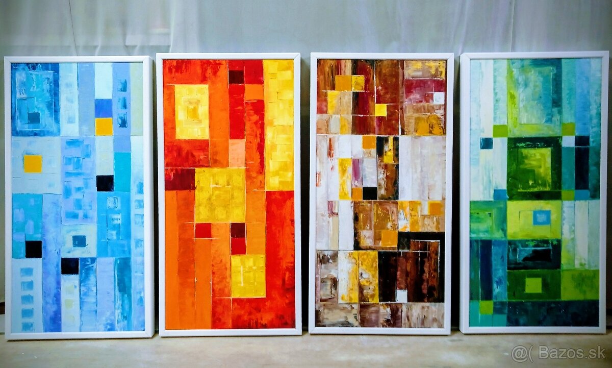 Olejomaľba abstraktná - 8