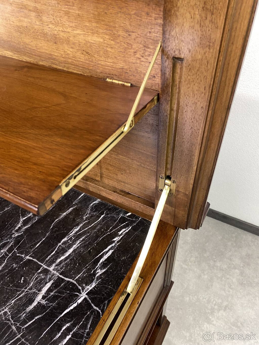 Starožitná komoda s výklopným platom - 8