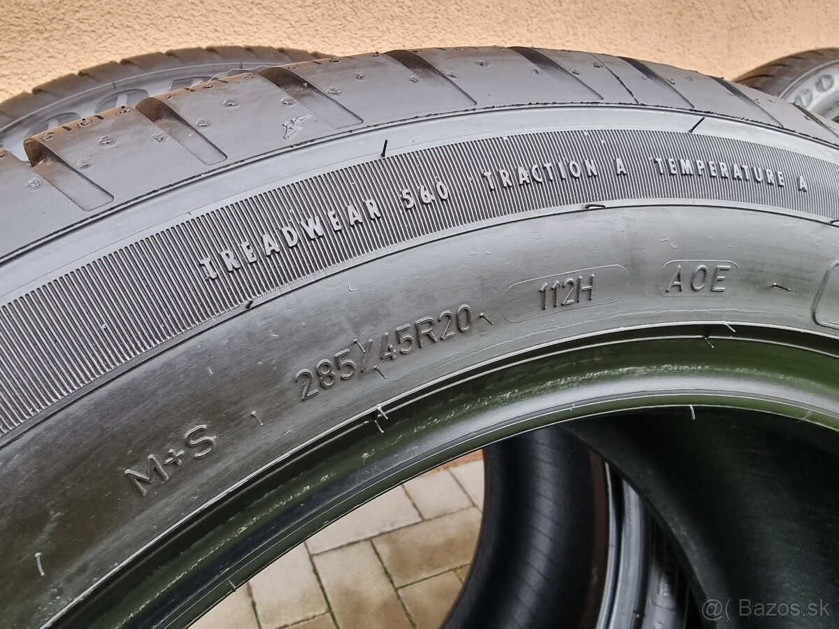pneu 20″ 285/45R20 GOODYEAR celoročné “demo” dot17 VÝPREDAJ - 8