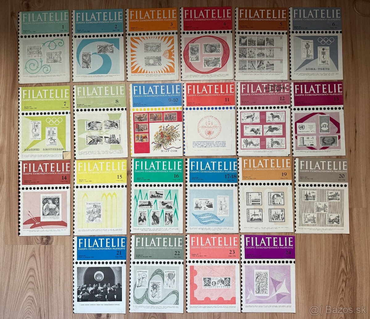 Filatelistická literatúra časopisy Filatelie r.1962-68 - 8