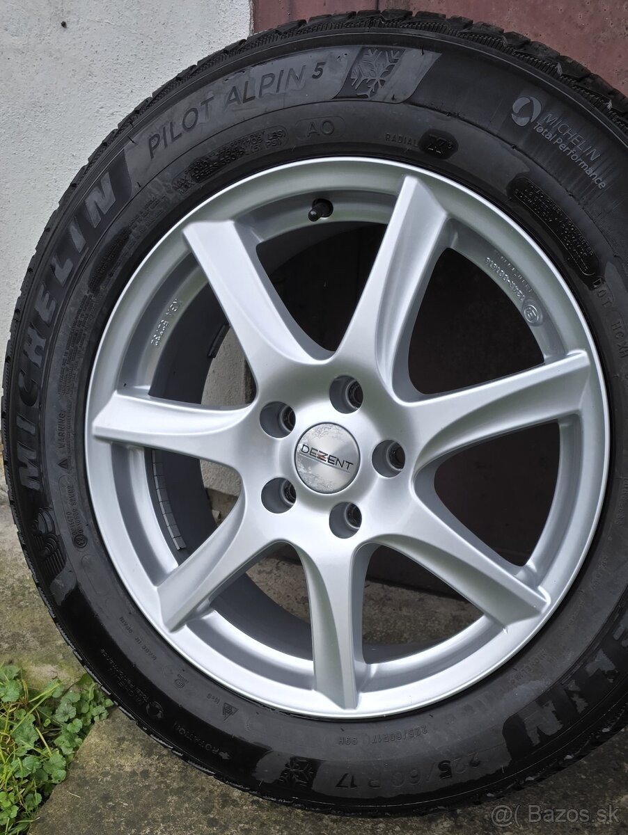 5x112,r17,Dezent,7,5J,et36-225-60-Michelin-3822-5,5mm - 8