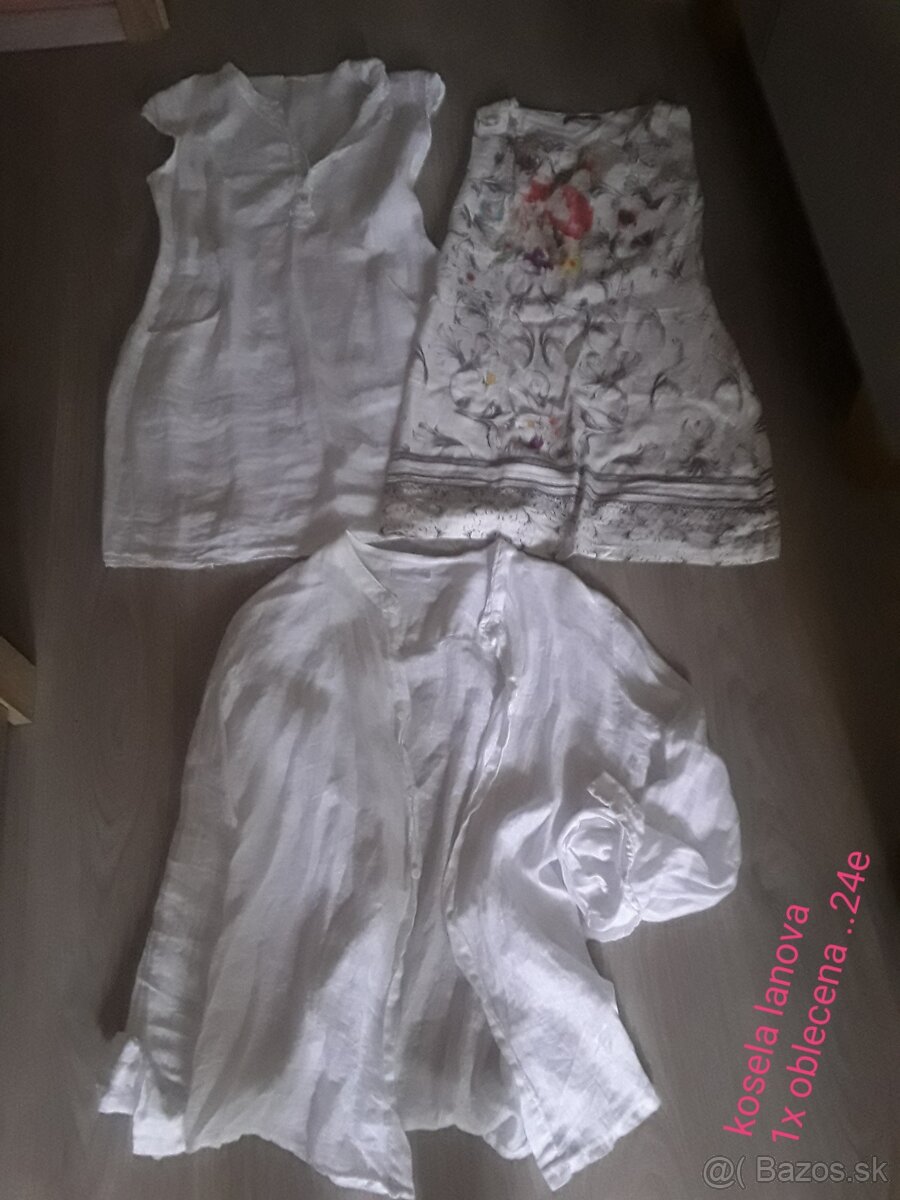 Oblečenie.. lanove saty,, .....rozne - 8