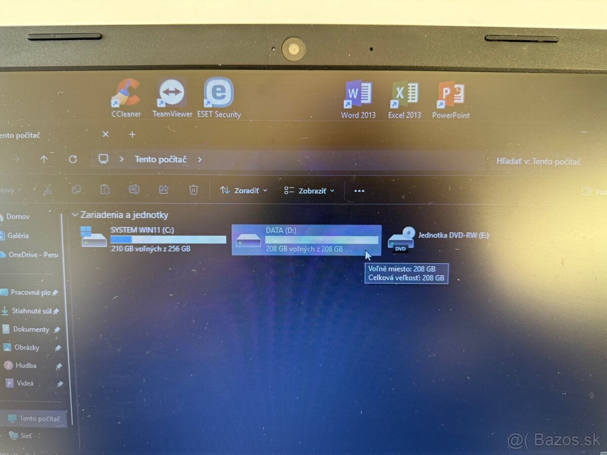 Šikovný notebook HP 250 G3 - 8