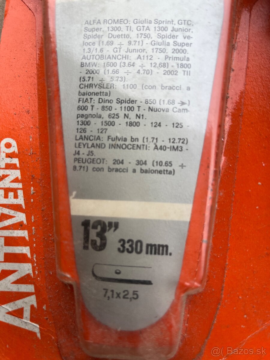 Fiat stierače chrom, 33cm - 8