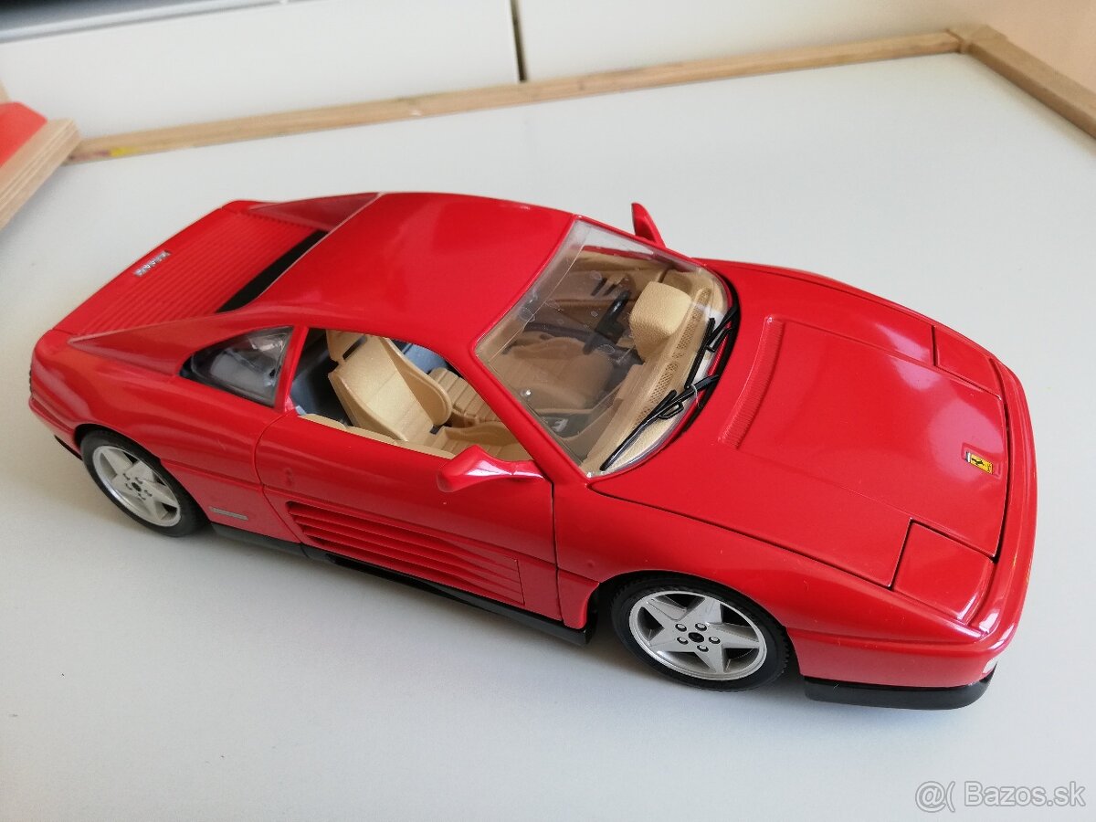 1.18 FERRARI 348 TB cervena Bburago - 8