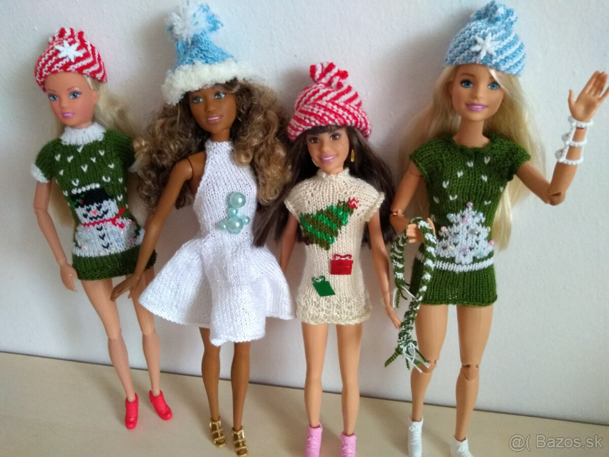 Oblečenie šaty na bábiky Barbie Ken deti Rainbow high LOL - 8