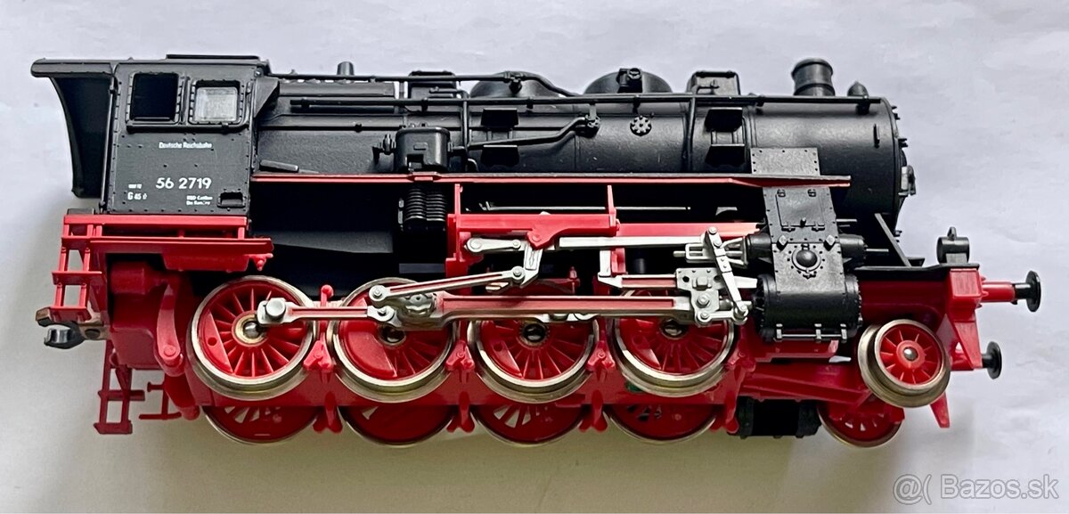 Model lokomotívy BR 56 + vagón cupé - 8