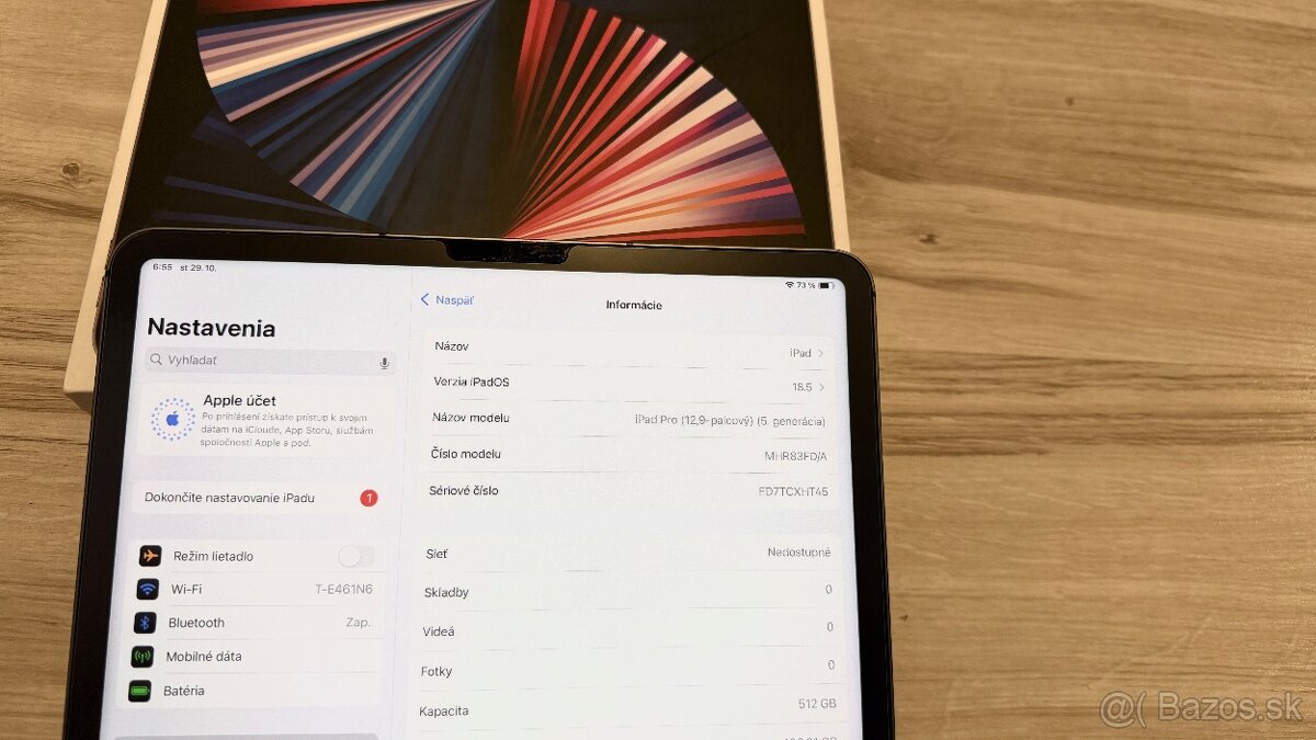 Vymenim predam iPad Pro 12.9 M1 cip verzia Cellular (SIM) - 8