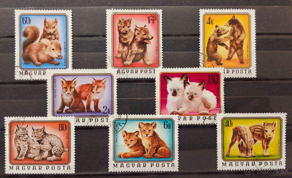 Známky zvieratá - 8