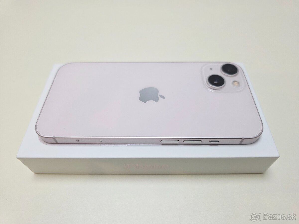 APPLE IPHONE 13 PINK TOP STAV,BATERKA 100% - 8
