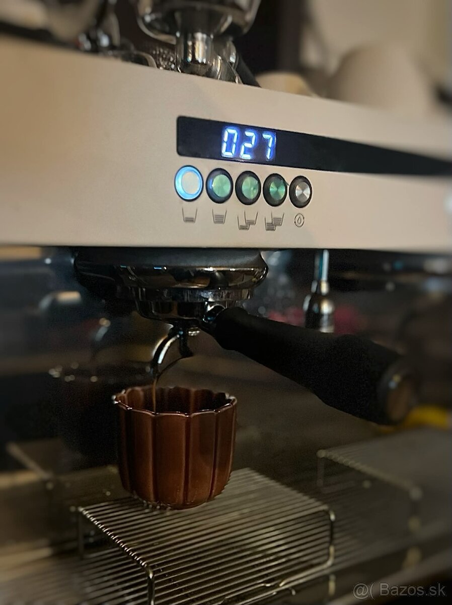 Kávovar 2-pákový CREM EX3 Display, biely - 8