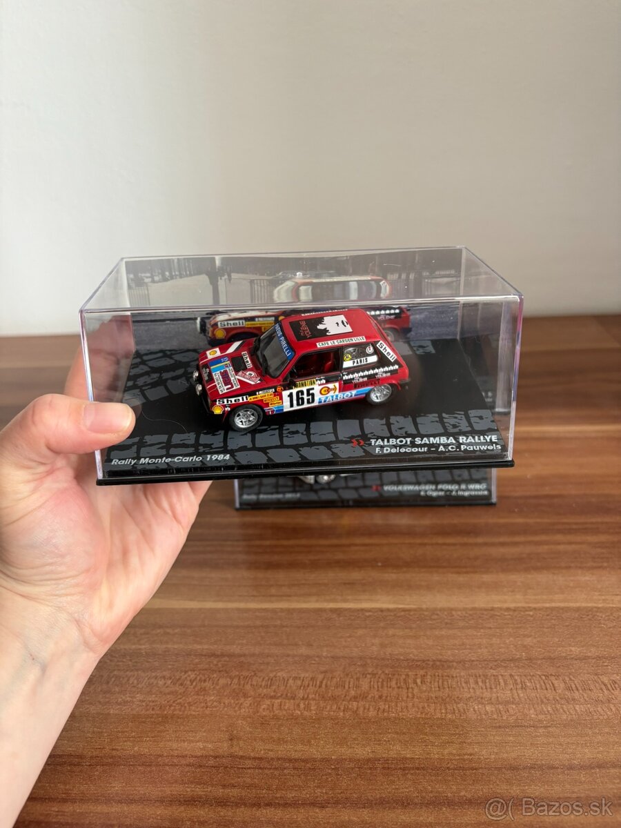 Rally modely v mierke 1:43 - zberateľské - 8